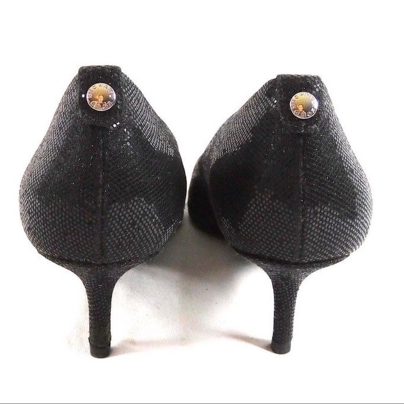 MICHAEL KORS Flex Kitten Heel Glitter Pumps - Picture 2 of 3